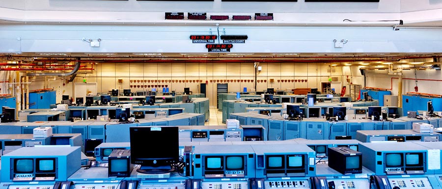 Airport control room raised flooring